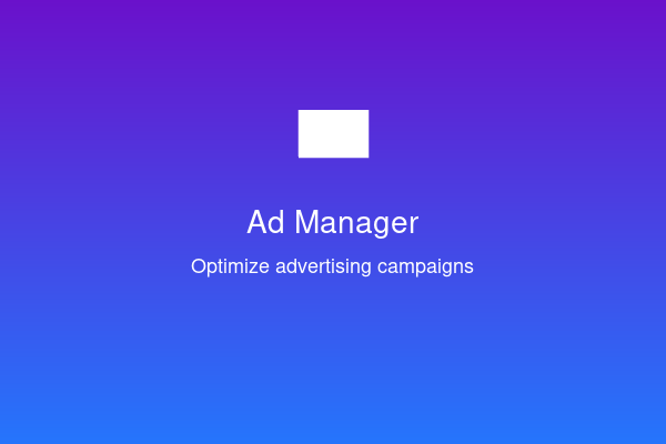 Ad Manager Feature